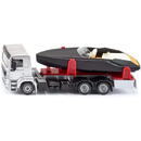 SIKU SIKU SUPER MAN truck with motor boat, model vehicle