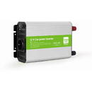 Energenie EnerGenie EG-PWC1200-01 power adapter/inverter Auto 1200W Aluminium,Black