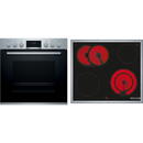 Bosch HND411LS66, stove set (stainless steel)