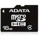 Adata MicroSDHC 16GB, Class 4