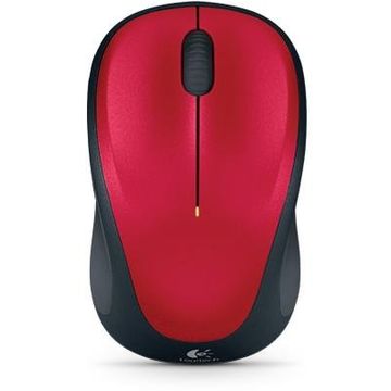 Mouse Logitech M235 - Optic wireless, 1000dpi, rosu