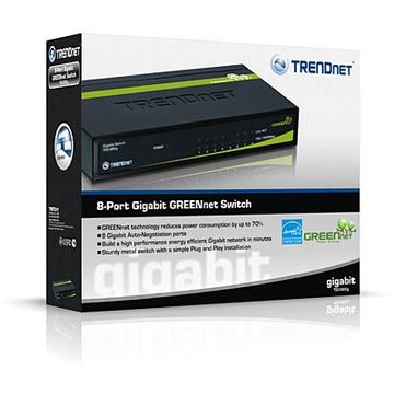 Switch Trendnet TEG-S80g,  8 x 10/100/1000Mbps