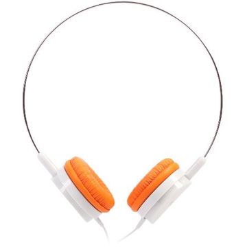 Casti nJoy Senzo headset, alb / orange