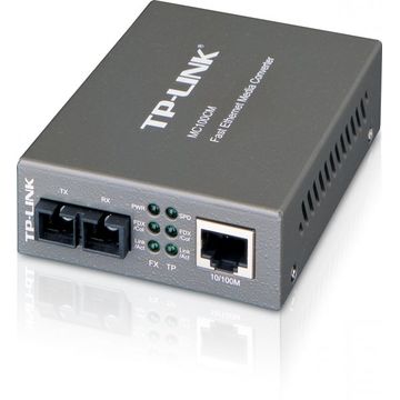 Media convertor Convertor TP-LINK MC100CM, RJ45 10/100M la fibra SC multi-mode 100M, Full-duplex, 2 Km