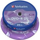 DVD+R Dual Layer 25 bucati, 8x, 8.5GB
