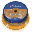 Verbatim DVD-R AZO , 4.7GB, 16X, argintiu, 43522