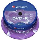 DVD+R Verbatim 25 bucati, 16x, 4.7GB