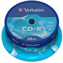 Verbatim CD-R Verbatim 25 bucati, 52x, 700MB