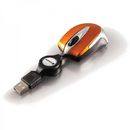 Verbatim Go Mini Optical Travel Mouse - Volcanic Orange