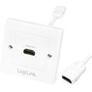 LogiLink Priza HDMI de perete cu 1 port HDMI, Logilink