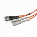 Cablu fibra optica Gembird, duplex multimode, conectori ST-SC, bulk, 1m