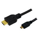 LogiLink Cablu adaptor HDMI 1.4 la micro HDMI, 2m, LogiLink