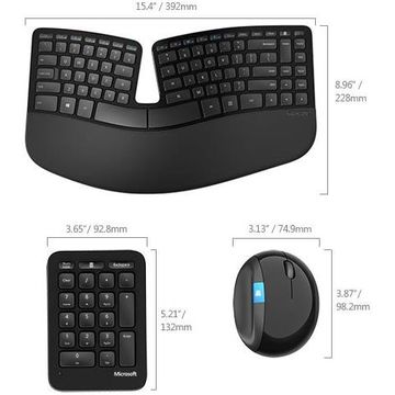 Tastatura Microsoft Sculpt Ergonomic Desktop + mouse