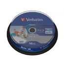 Verbatim BD-R SL Datalife 25GB 6x Wide Inkjet Printable, 10 buc