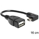 Delock Delock Cablu USB mini tata la USB 2.0-A mama OTG 16 cm