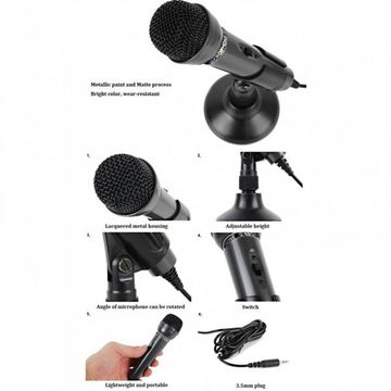 Microfon Somic Senicc SM-098, Negru
