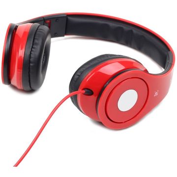 Casti Gembird Detroit headphones cu microfon, rosii