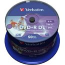 Verbatim DVD+R DL, 8.5GB, 8x, 50 buc, Imprimabil