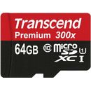 TS64GUSDU1 Micro SDXC 64GB Class 10 UHS-I + adaptor SD