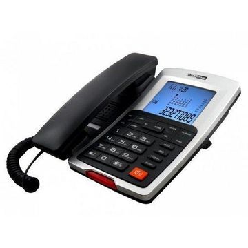 Telefon Maxcom KXT 709, CLIP cu fir, Negru