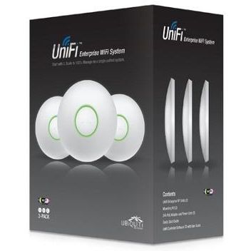 Ubiquiti UniFi Access Point LR 2.4 GHz, 802.11b/g/n, 300 Mbps, 28 dBm, 3 Pack UAP-LR-3