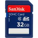 SanDisk micro SDHC, 32 GB, clasa 4 + Adaptor
