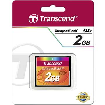 Card memorie Transcend Compact Flash 133x, 2 GB