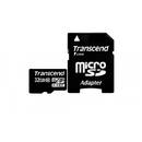 Transcend Micro SDHC 32 GB, clasa 10, cu adaptor
