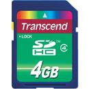 Transcend SDHC, 4 GB, clasa 4