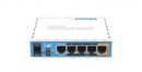 hAP RB951Ui-2nD RouterOS L4 64MB RAM, 5xLAN, 2.4GHz 802.11b/g/n, 1xPoE