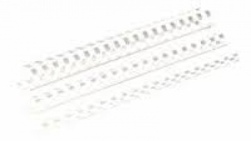 Fellowes Binding comb 5345506, 8mm, 100 buc, alb