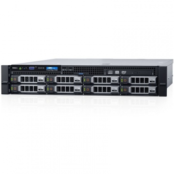 Server Dell PowerEdge R530 Rack 2U, Procesor Intel® Xeon® E5-2620 v3 2.4GHz Haswell, 16GB RDIMM DDR4 2133MHz, fara HDD, LFF 3.5 inch, PERC H730/1GB, 750W