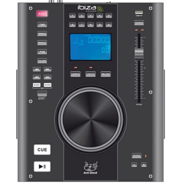 Consola DJ Ibiza CD/USB PLAYER SCRATCH