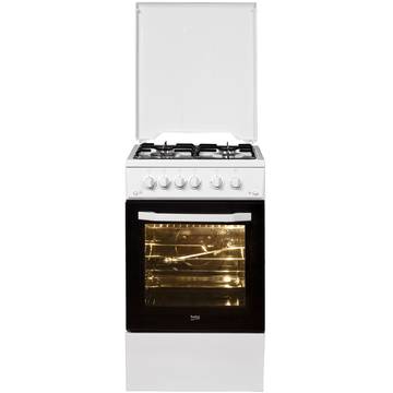 Aragaz BEKO CSG52110DW, 4 arzatoare, alb