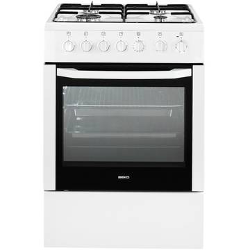 Beko Aragaz CSM52120DW, 4 arzatoare gaz, 50 cm, alb