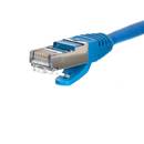 NETRACK Netrack patch cable RJ45, snagless boot, Cat 5e FTP, 1m blue
