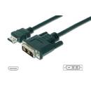 Assmann ASSMANN HDMI 1.3 Standard Adapter Cable HDMI A M (plug)/DVI-D (18+1) M (plug) 3m