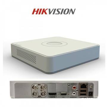 Hikvision DVR Turbo HD DS-7104HGHI-F1, 1 bay, 4 ch, 1U
