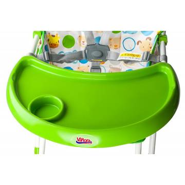 Scaun de masa VANORA Scaun hranire bebe VHC15-GRN, verde