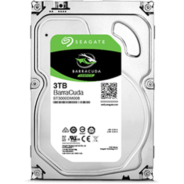 Hard disk Seagate BarraCuda, 3TB, 3.5 inch, 7200 RPM, SATA