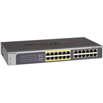 Switch Netgear ProSafe JGS524PE , 24 porturi x 10/100/1000 Mbps, Web Managed