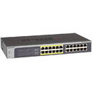 Netgear ProSafe JGS524PE , 24 porturi x 10/100/1000 Mbps, Web Managed