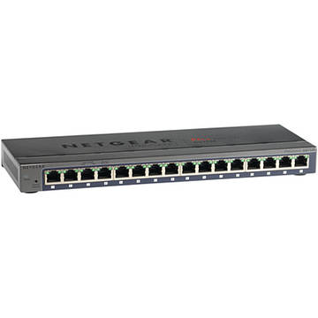 Switch Netgear ProSafe GS116E , 16 porturi x 10/100/1000 Mbps, Web Managed