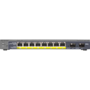Netgear ProSafe GS110TP , 8 porturi x 10/100/1000 Mbps, 2 x SFP, Smart Management