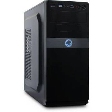 Carcasa Inter-Tech IT-5908, Middle Tower, fara sursa, neagra