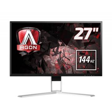 Monitor LED AOC Gaming AGON AG271QX FreeSync 144Hz 27 inch 2K 1ms Black/Silver