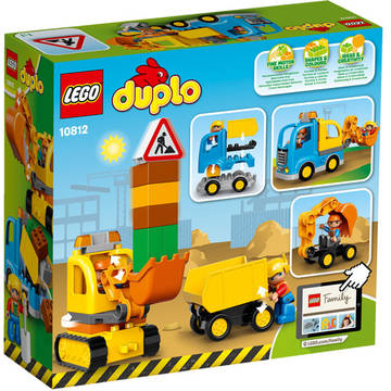 Camion si excavator pe senile LEGO DUPLO (10812)