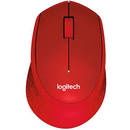 Logitech 910-004911, M330 SILENT PLUS IN-HOUSE/EMS, rosu