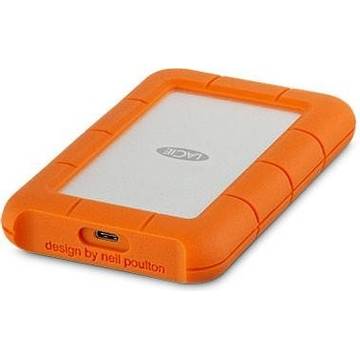 Hard disk extern LaCie STFR2000800, 2TB, RUGGED, 2.5 inci, USB 3.1 C