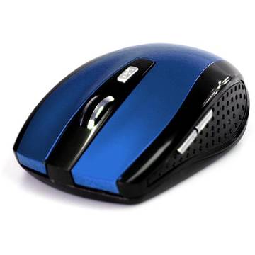 Mouse MEDIATECH RATON PRO - Wireless optical mouse, 1200 cpi, 5 buttons, color blue